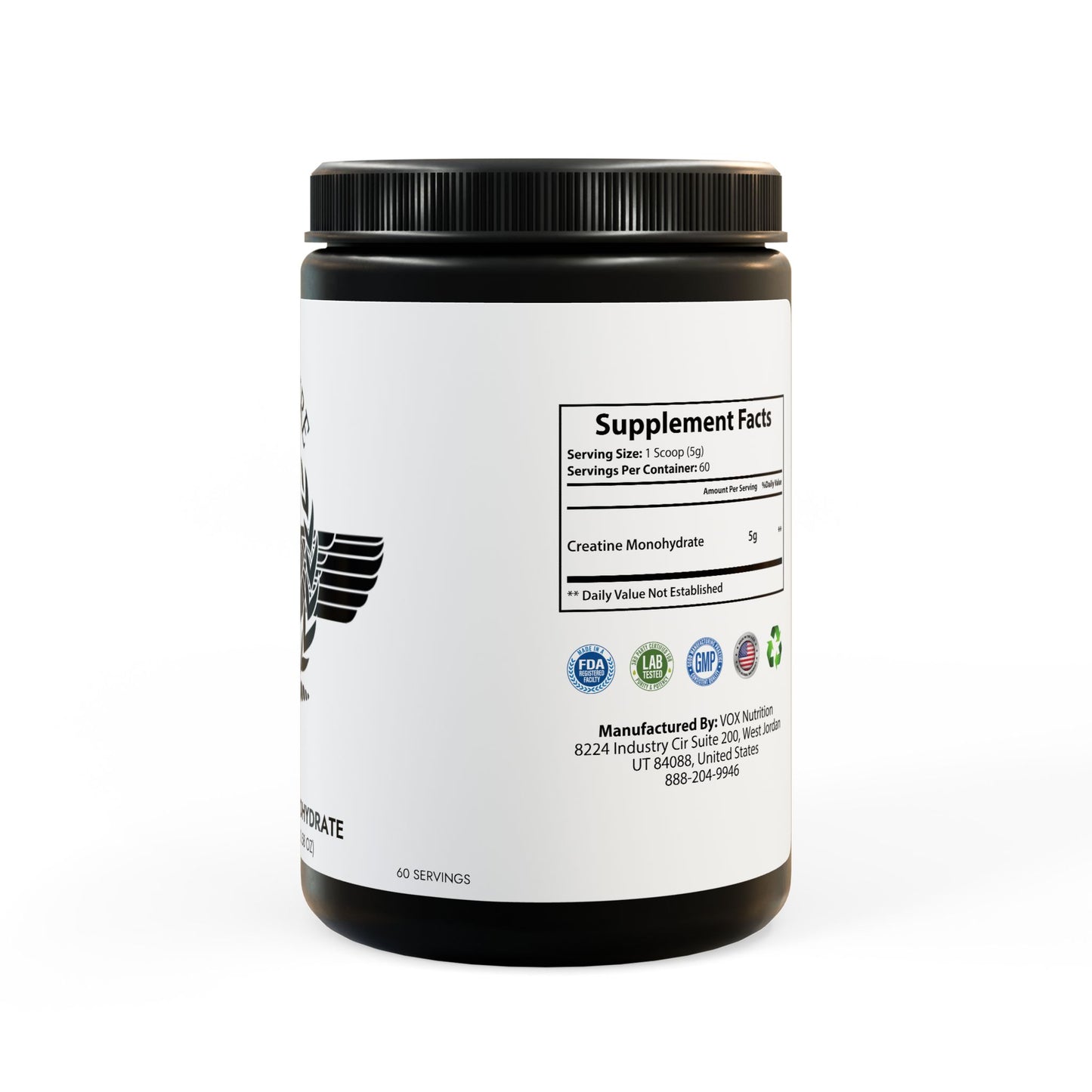 Creatine Monohydrate Supplement (300g, 10.58oz)