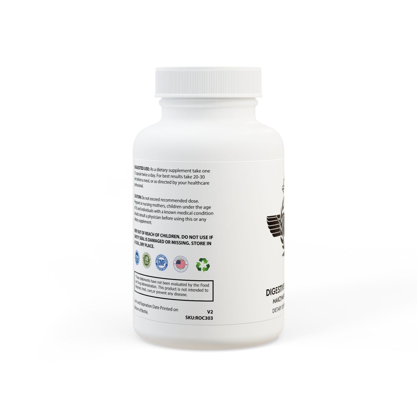 Digestive Enzyme Blend Supplement (60 Capsules)