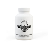 Ashwagandha and Black Pepper Supplement (60 capsules)