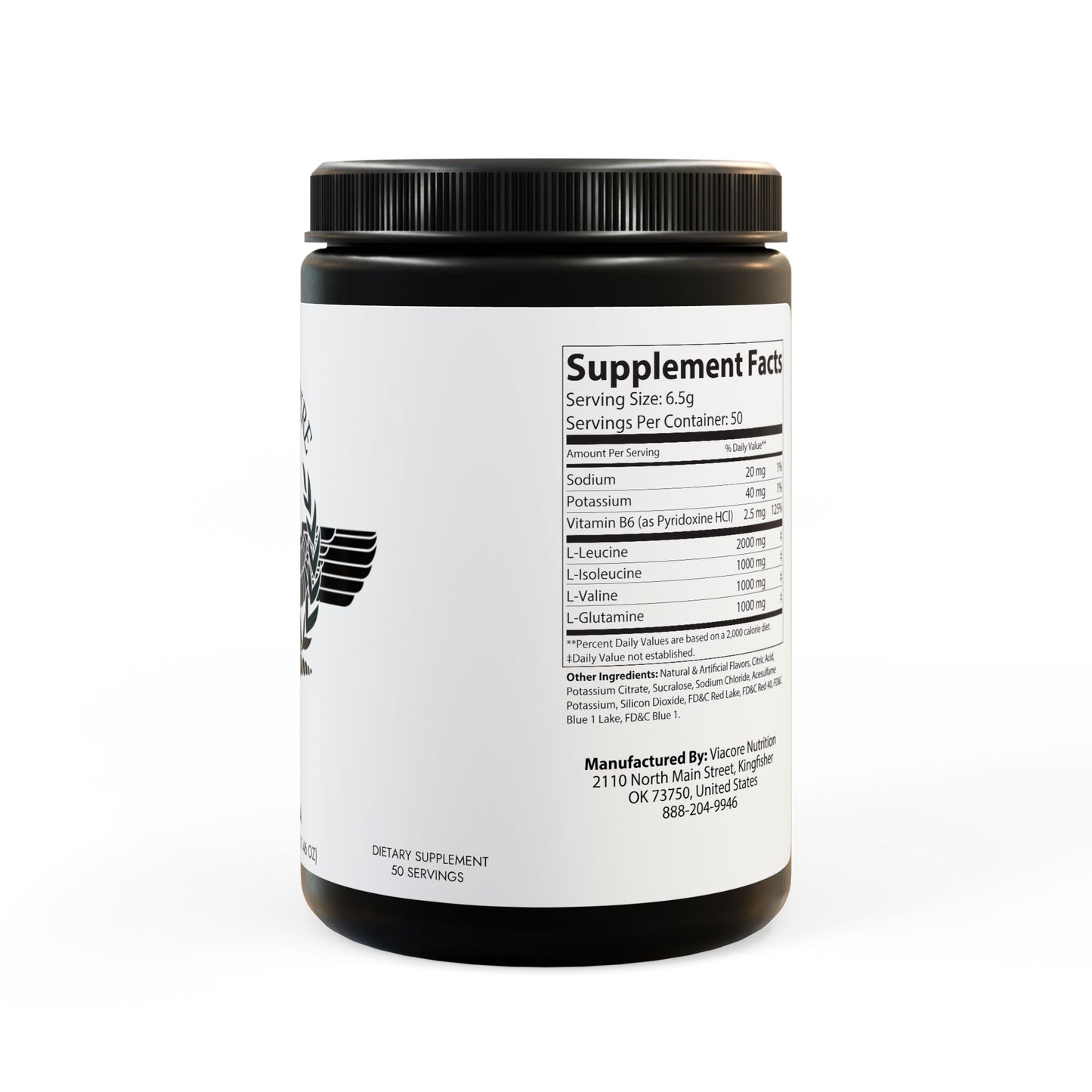BCAA Supplement, Grape (325g, 11.46oz, 50 servings)