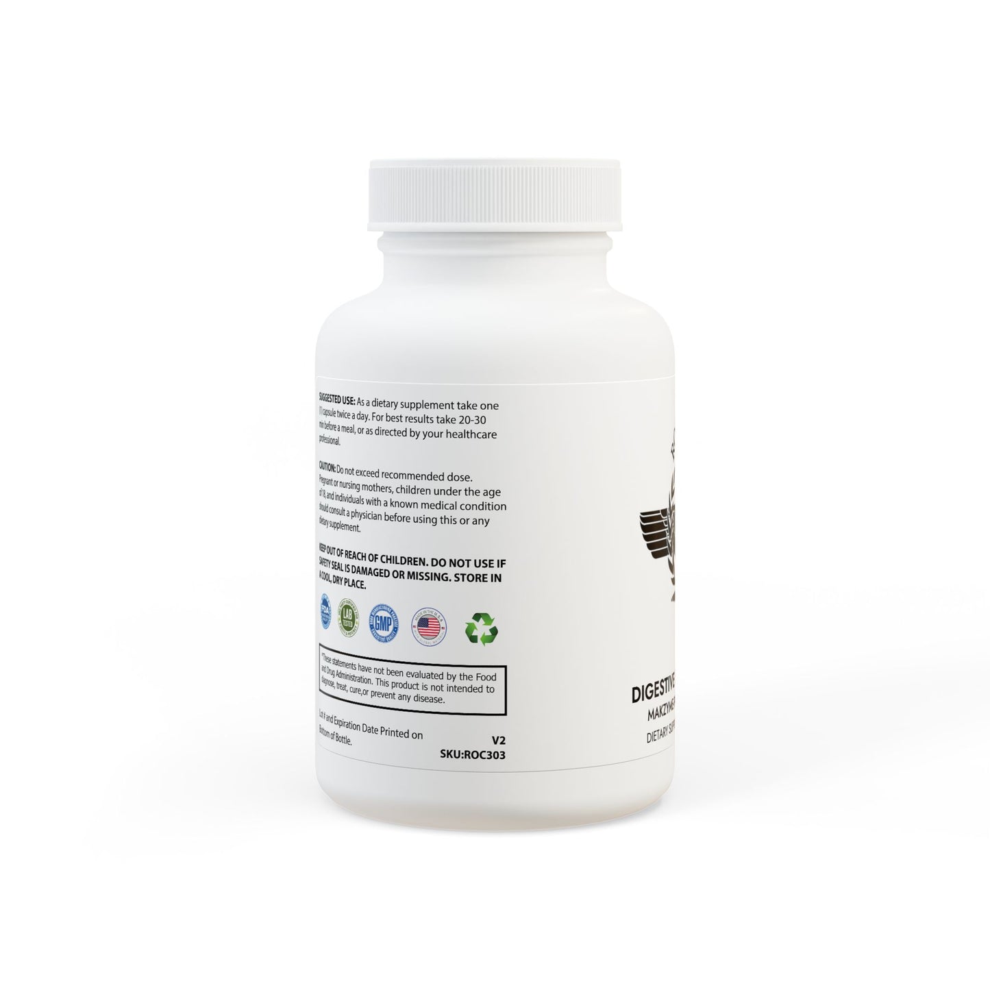 Digestive Enzyme Blend Supplement (60 Capsules)