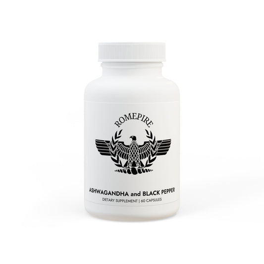 Ashwagandha and Black Pepper Supplement (60 capsules)